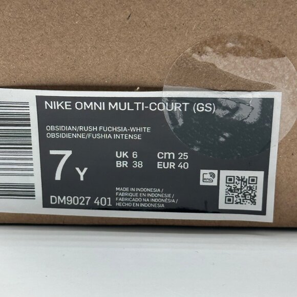 Nike Omni Multi-Court Low Blue / Pink DM9027-401 Size 7y = Women's: 8.5 - Picture 12 of 12